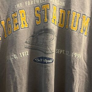 Vintage Gray Tiger Stadium Tee